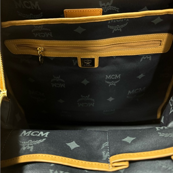 MCM Backpack in Brown and Gold - Picture 12 of 15